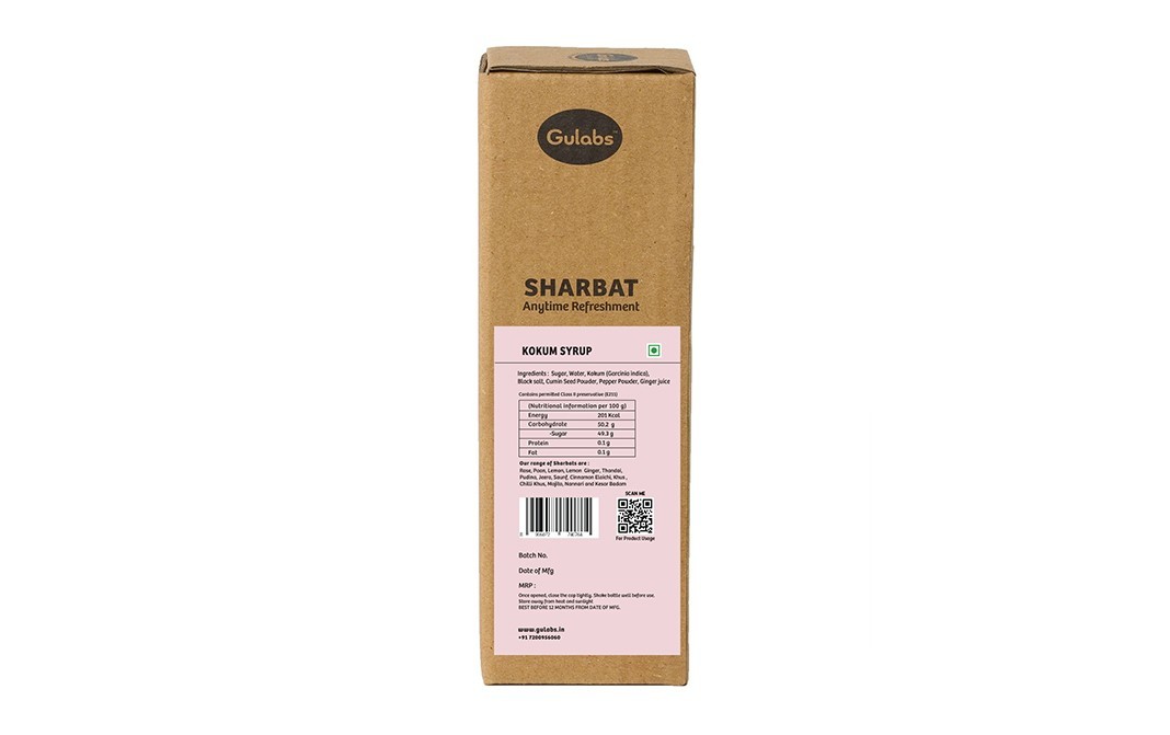Gulabs Kokum Syrup    Bottle  500 millilitre
